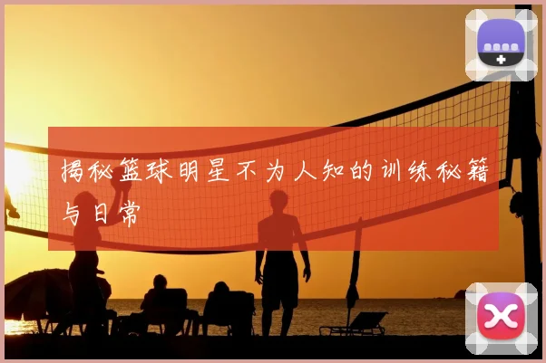 揭秘篮球明星不为人知的训练秘籍与日常